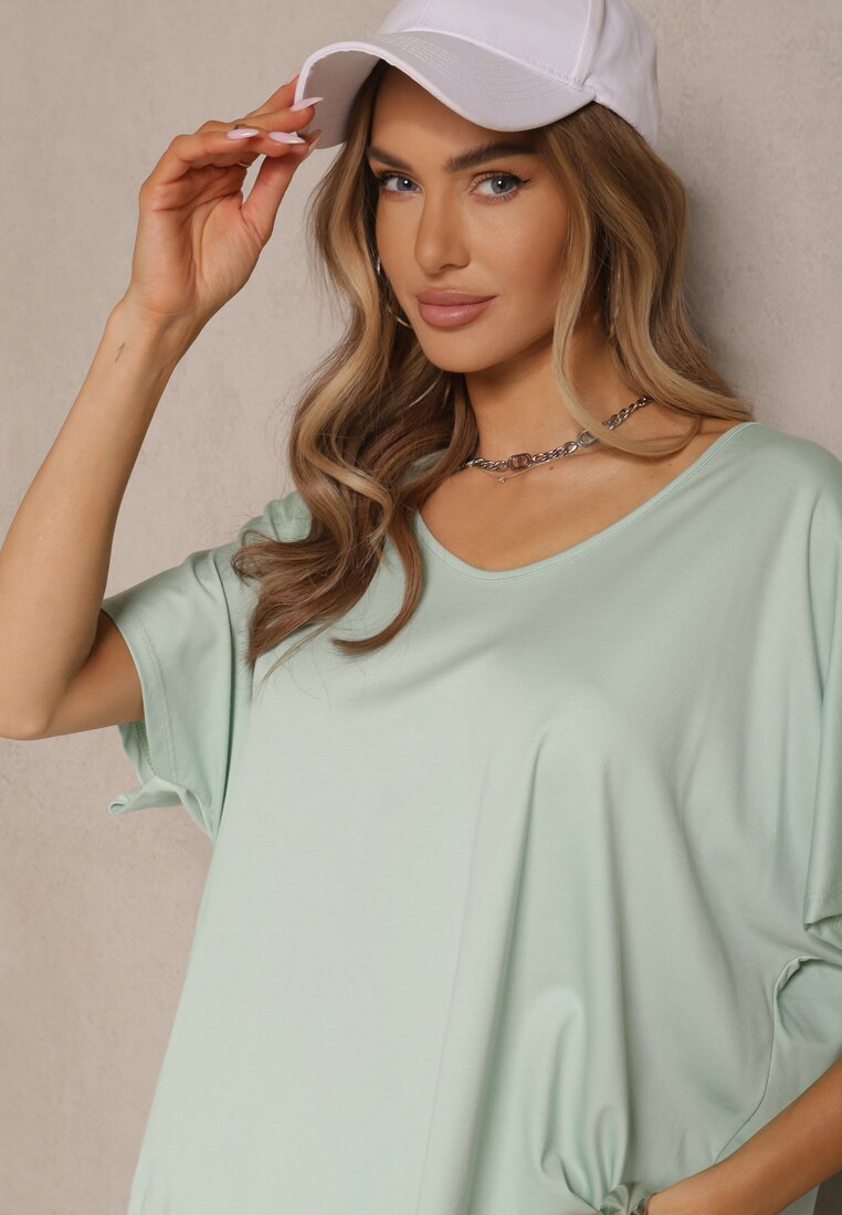 T-shirt Liofala Verde deschis