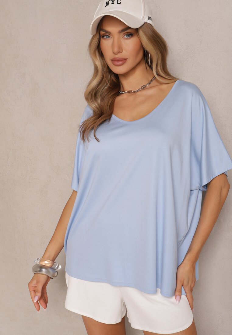 T-shirt Liofala Albastru deschis