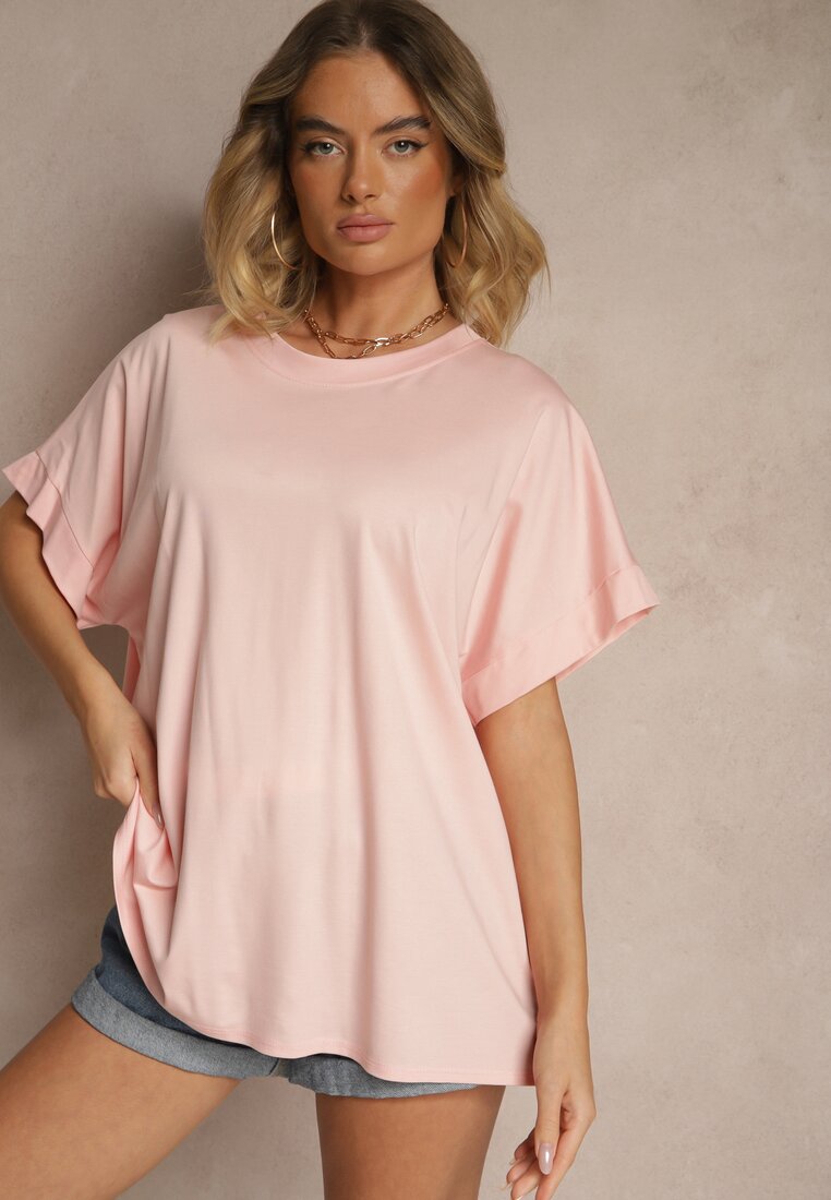 T-shirt Roz deschis