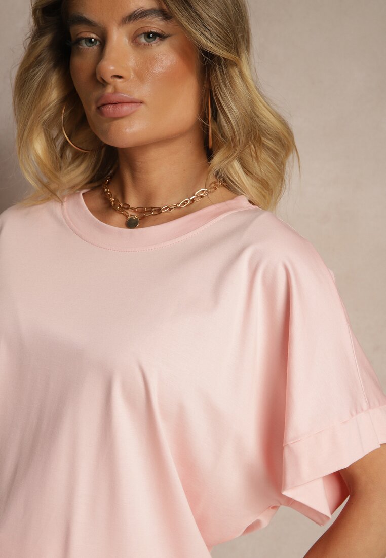T-shirt Roz deschis