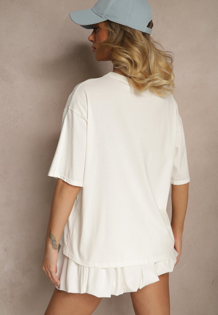 T-shirt Ranira Bej deschis