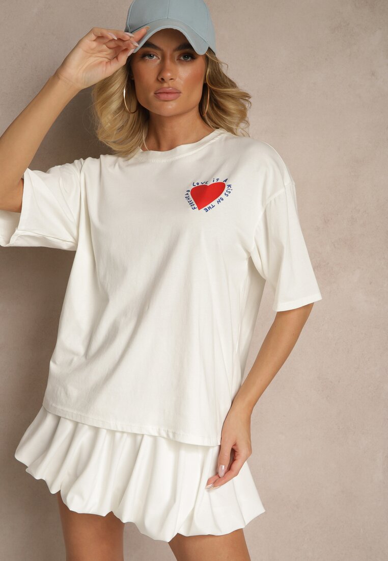 T-shirt Ranira Bej deschis