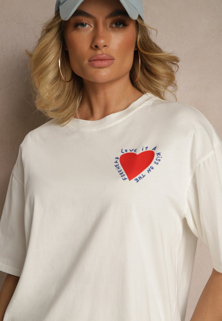 T-shirt Ranira Bej deschis