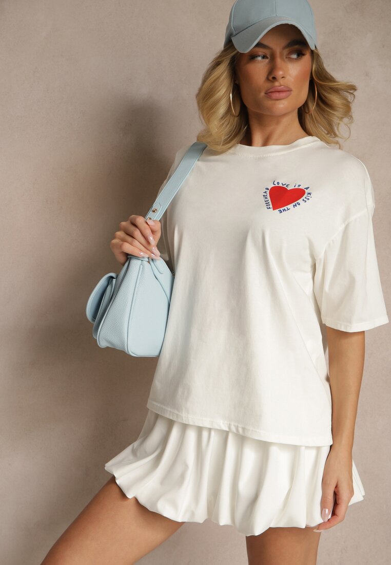 T-shirt Ranira Bej deschis