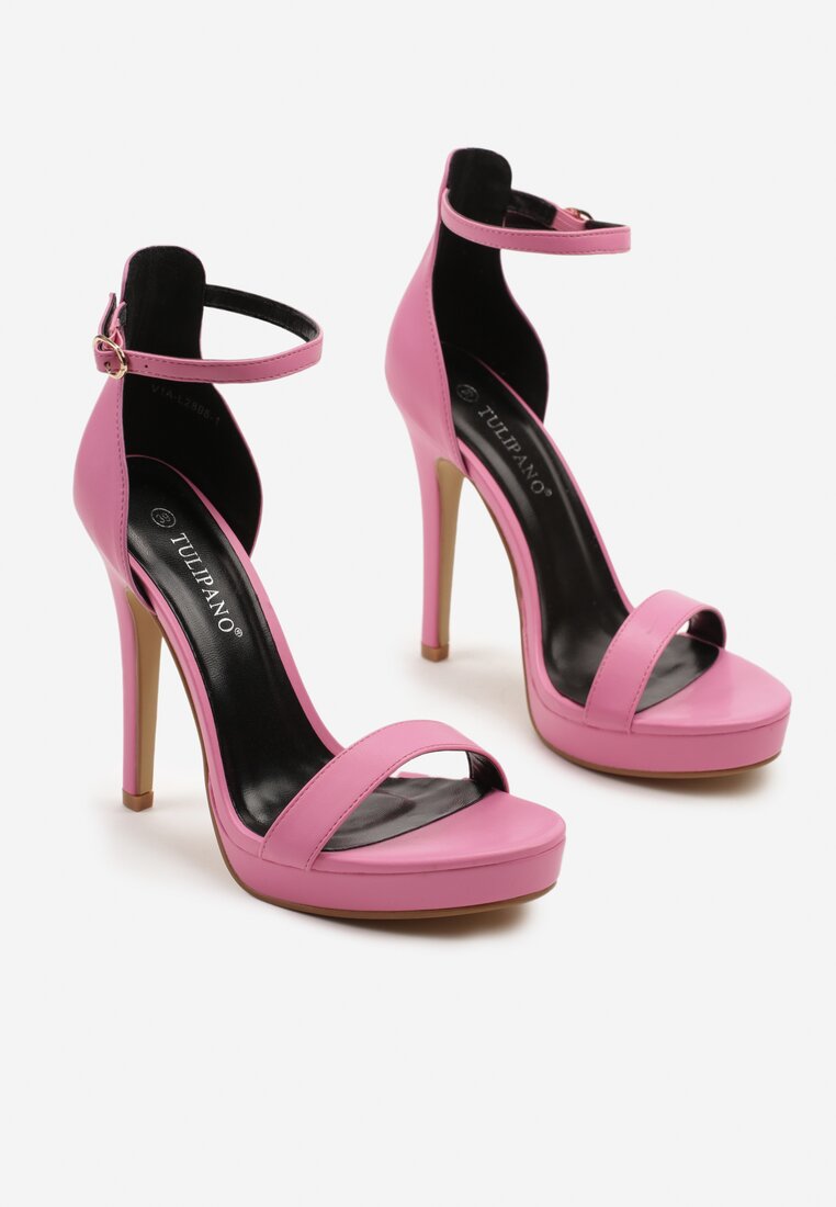 Pantofi stiletto Napelle Roz