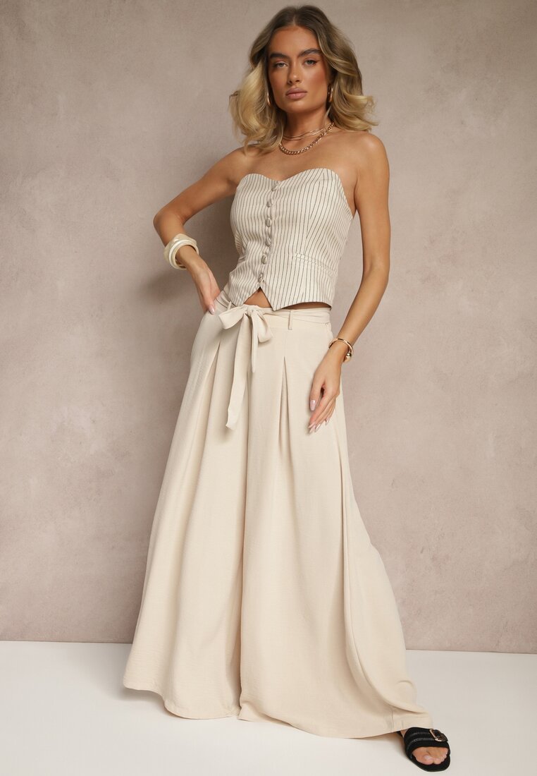 Pantaloni Iveleldi Bej