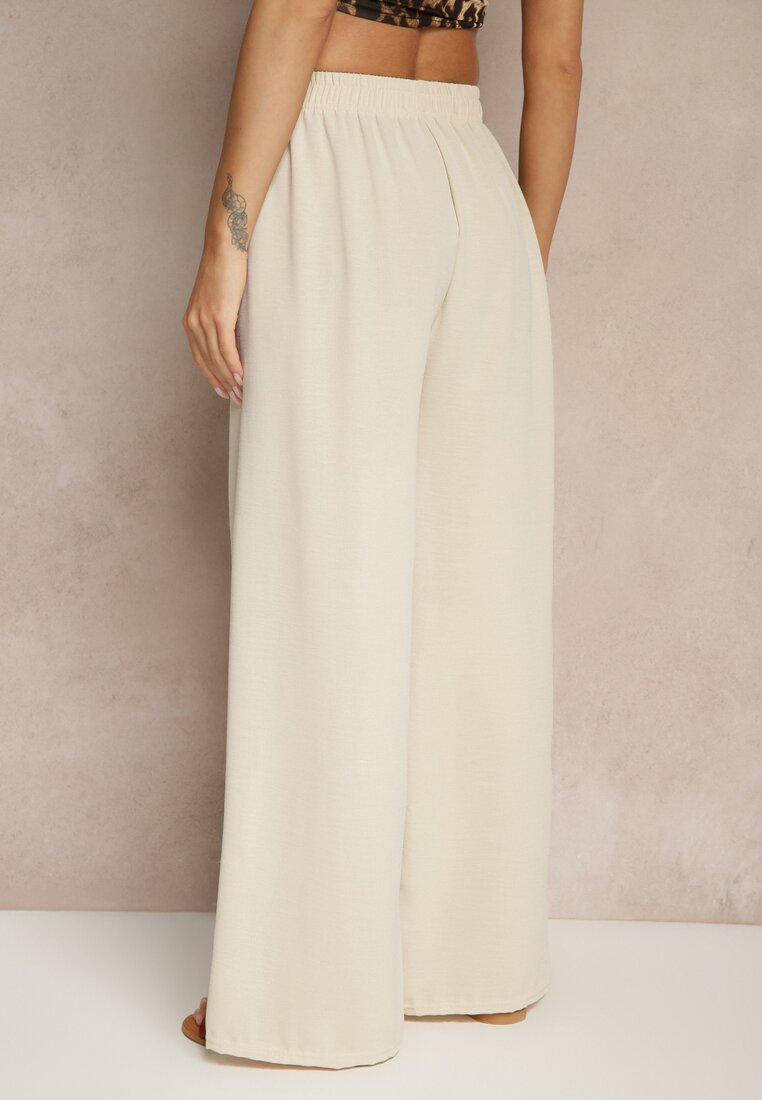 Pantaloni Rosanelisa Bej deschis