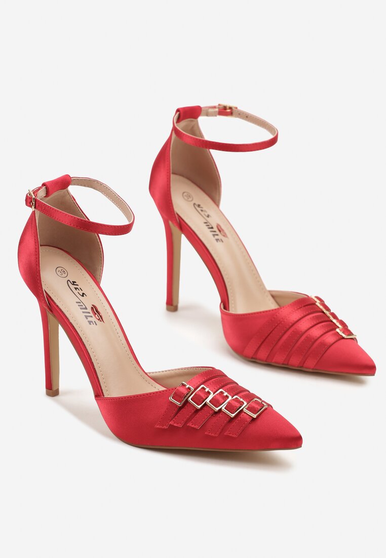 Pantofi stiletto Liorlina Roșii