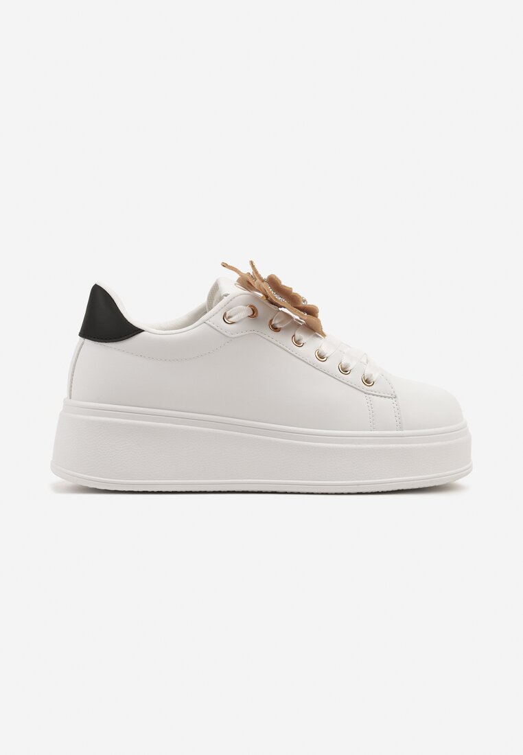 Sneakers Lenori Alb cu negru