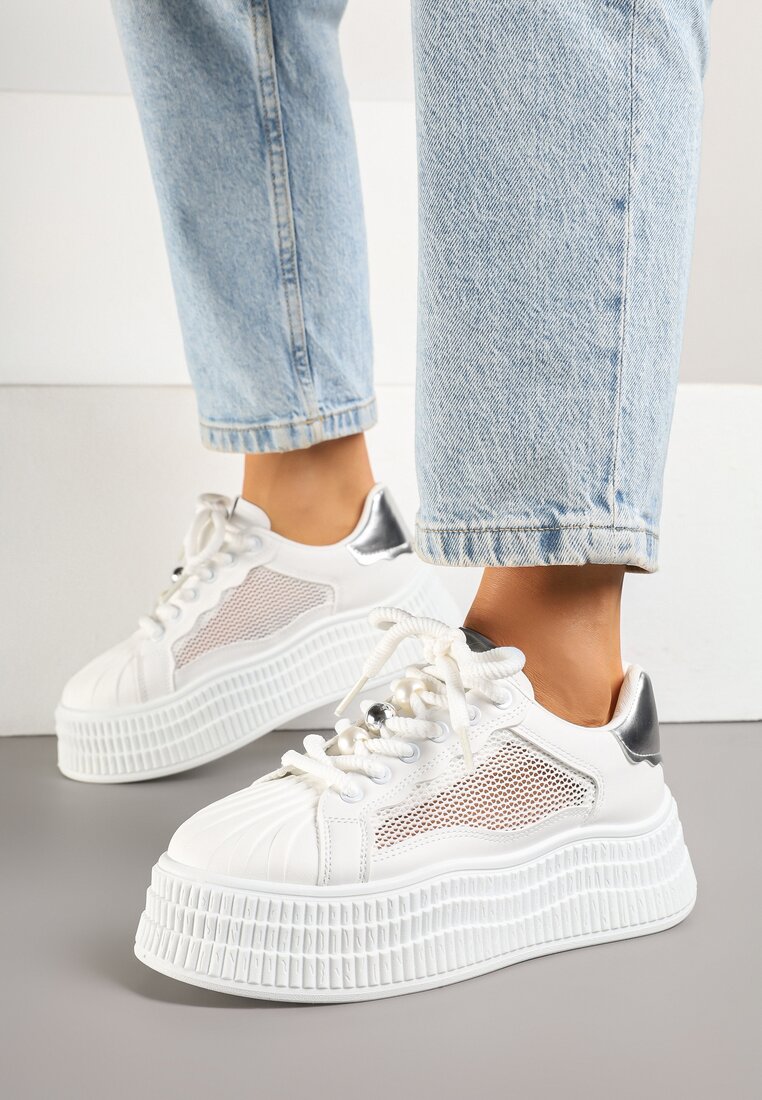 Sneakers Elazia Argintii