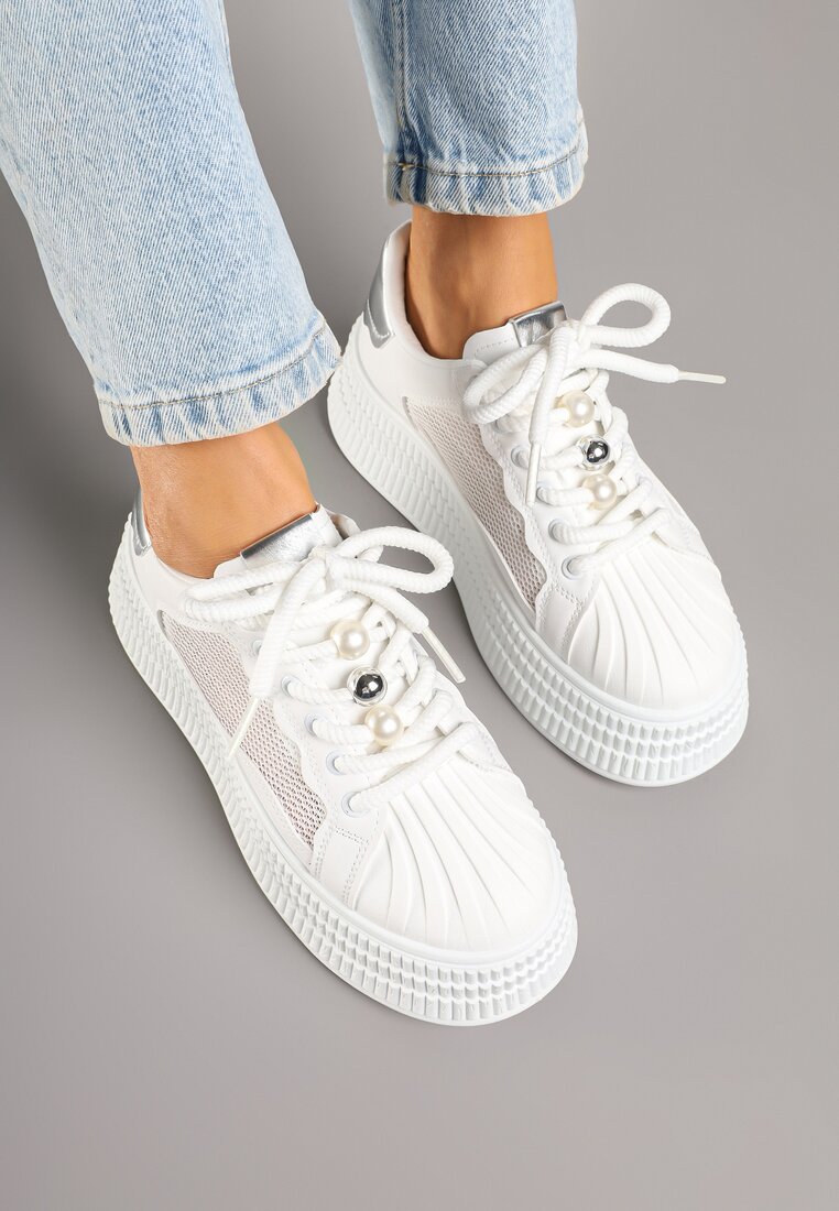 Sneakers Elazia Argintii