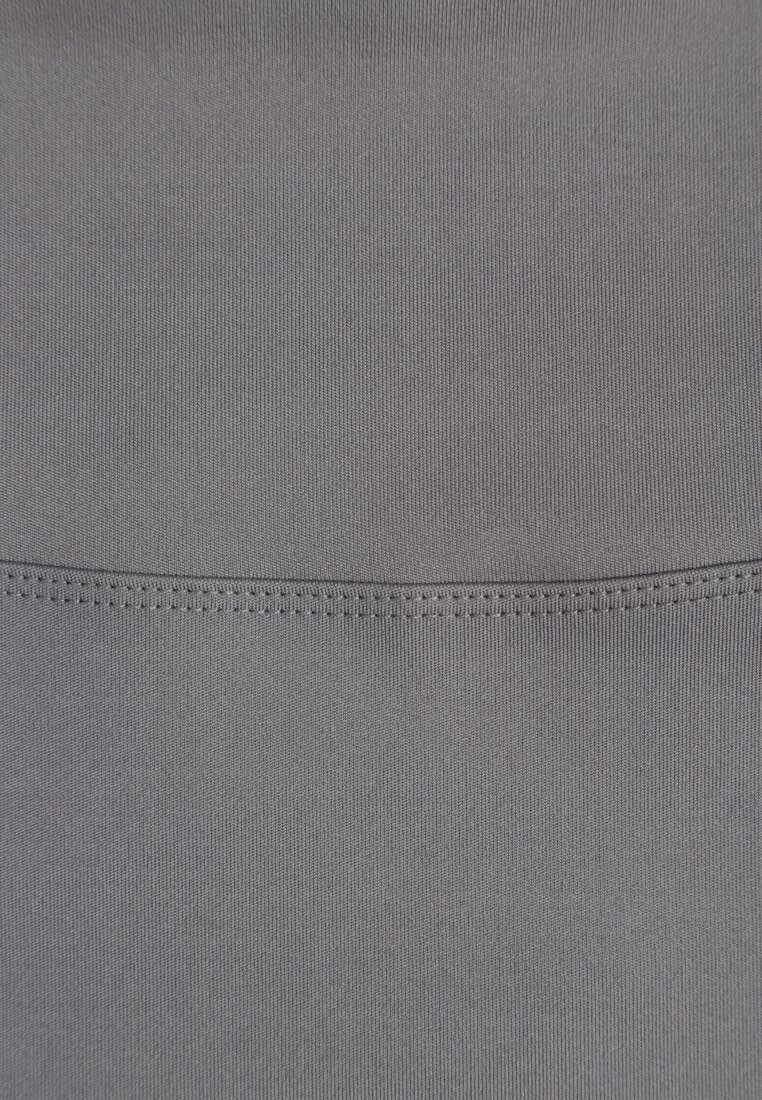 Ciemnoszare Szorty Kolarki High Waist Ellisovia