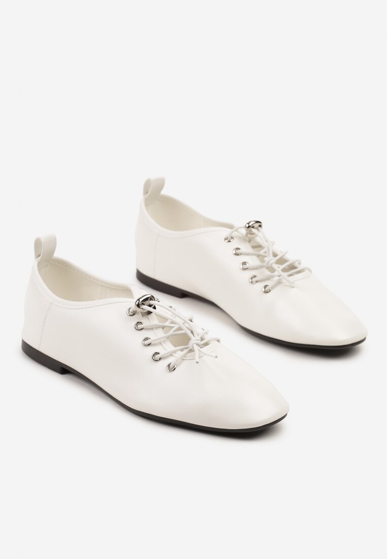Pantofi casual Julirine Albi