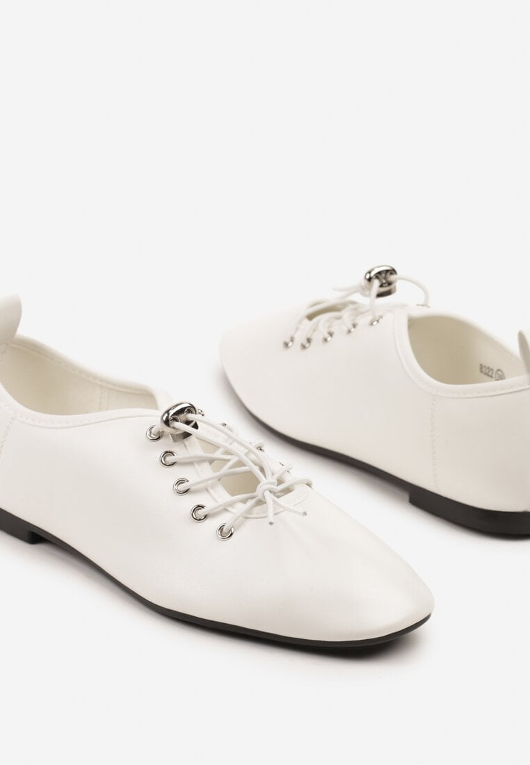Pantofi casual Julirine Albi