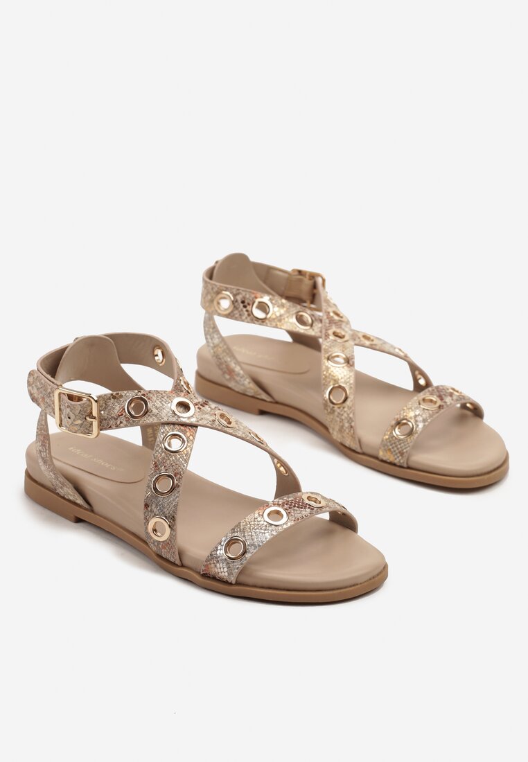 Sandale Orravena Print piele de șarpe