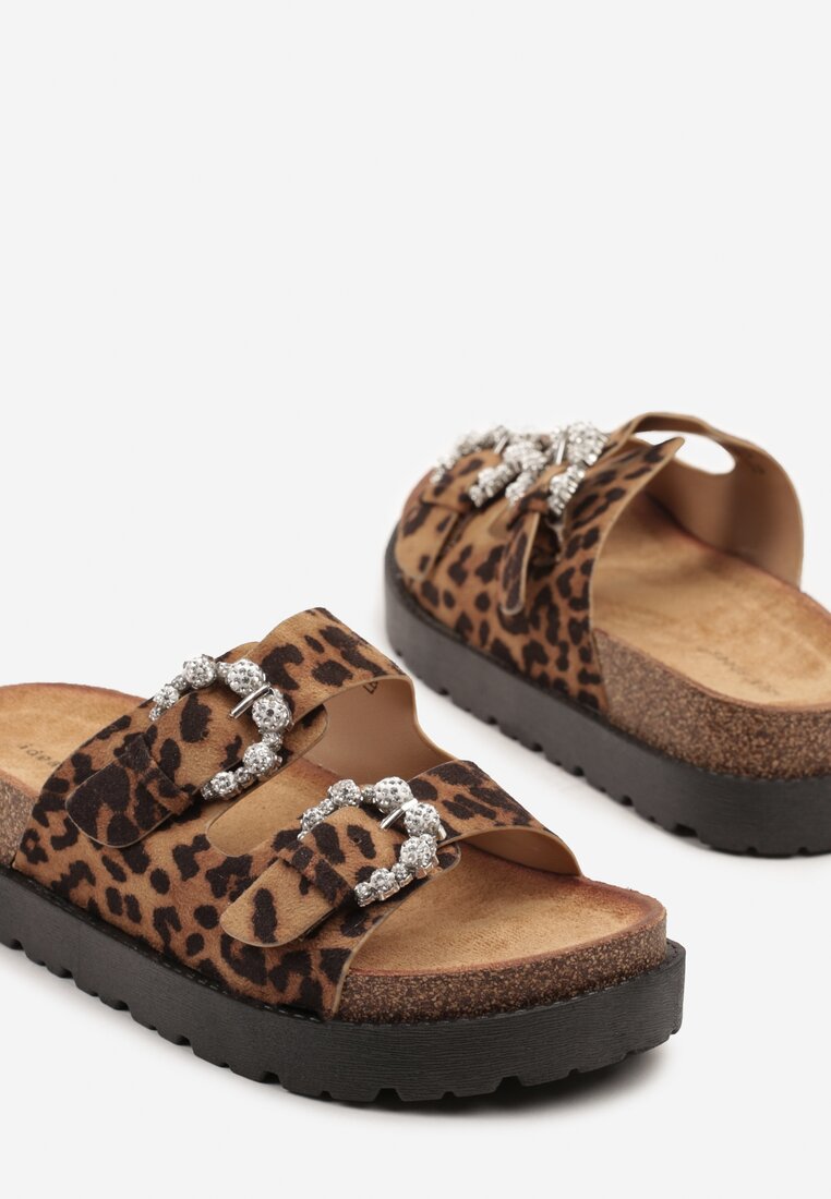 Papuci Orrisca Imprimeu leopard