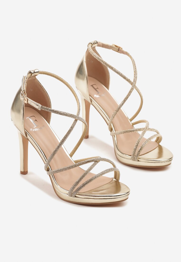 Pantofi stiletto Sorisma Aurii