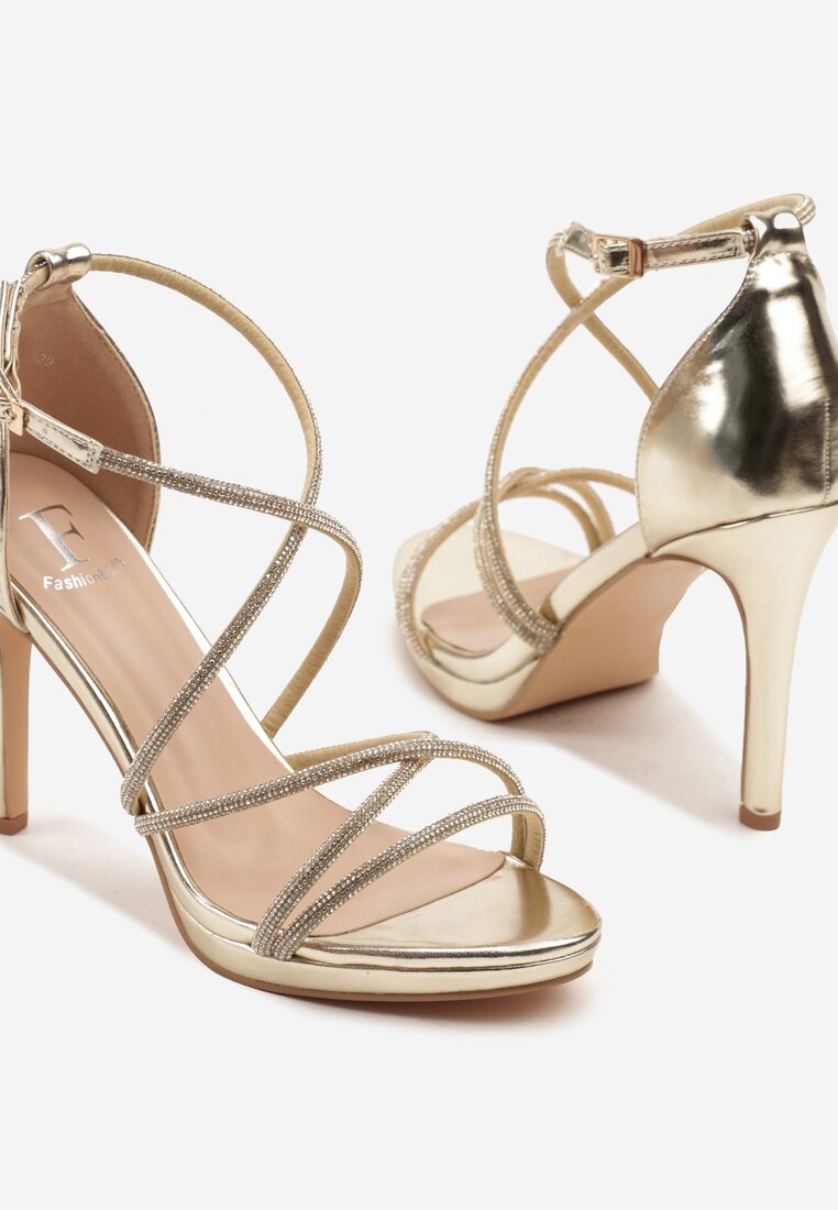 Pantofi stiletto Sorisma Aurii