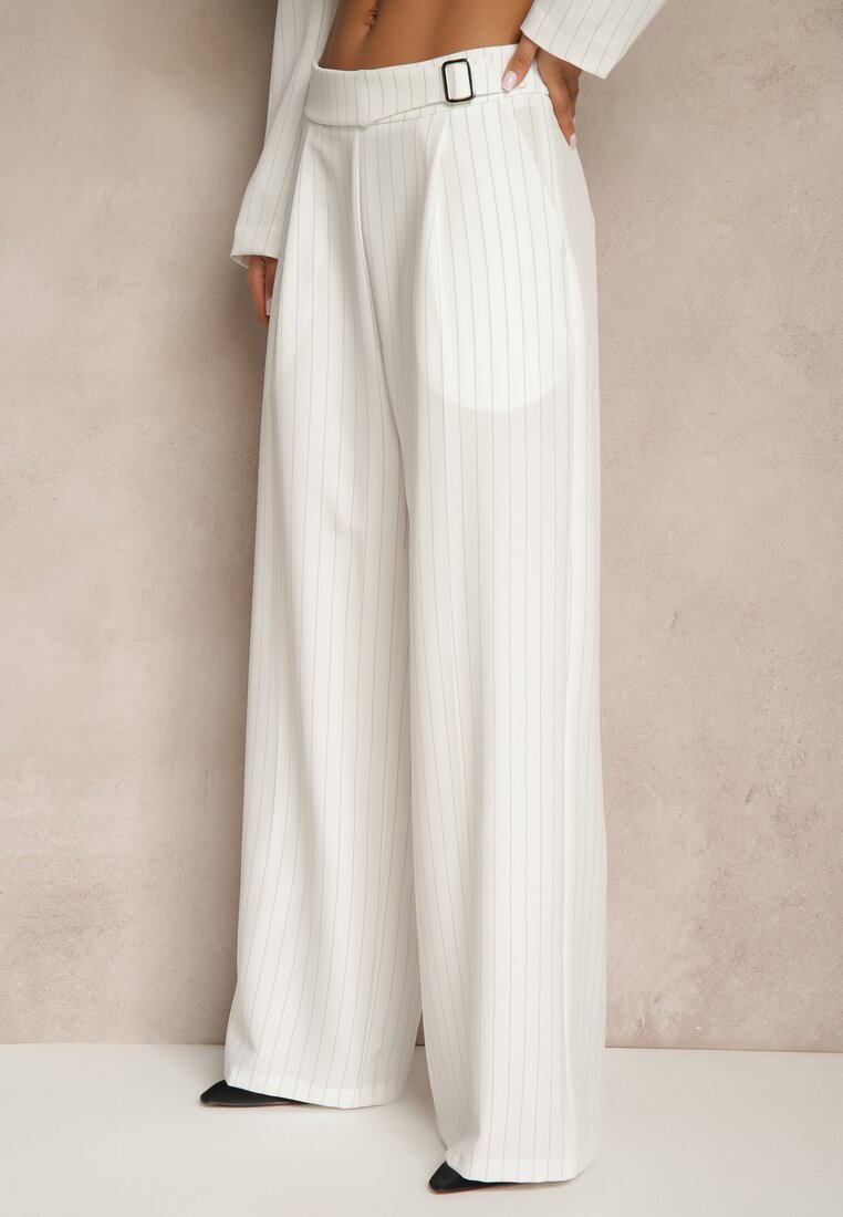 Pantaloni Ellilara Albi