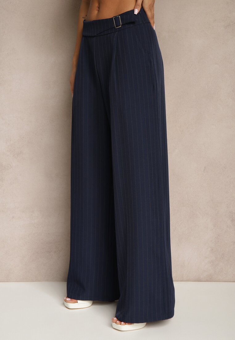 Pantaloni Ellilara Bleumarin
