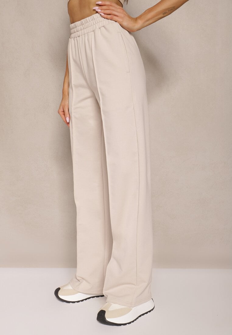Pantaloni Bej deschis