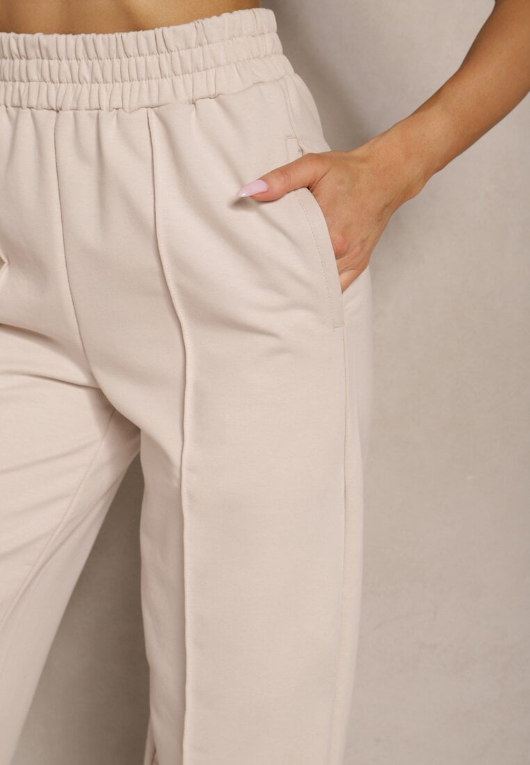 Pantaloni Bej deschis