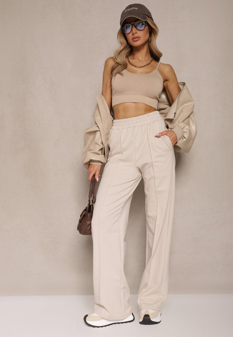 Pantaloni Bej deschis