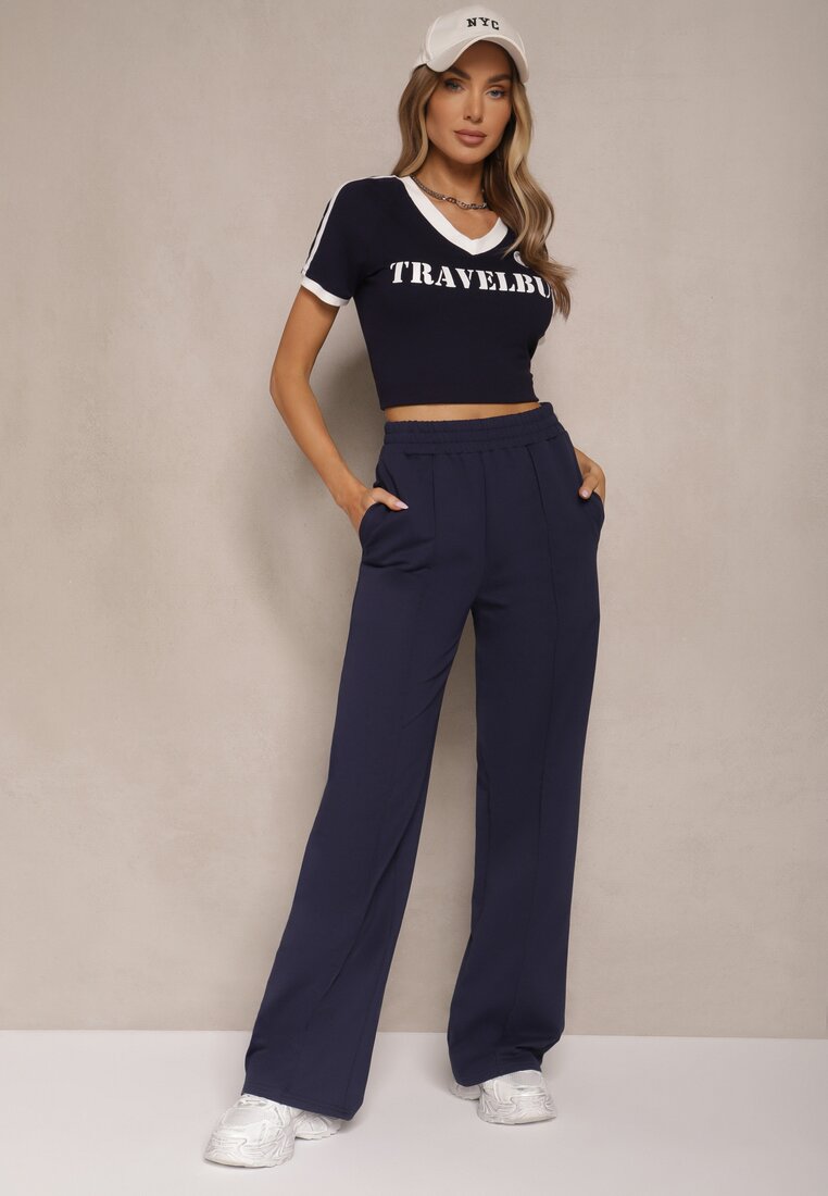 Pantaloni Bleumarin