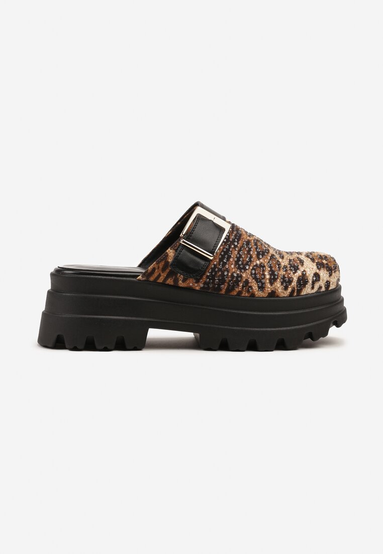 Papuci Sorelenna Imprimeu leopard