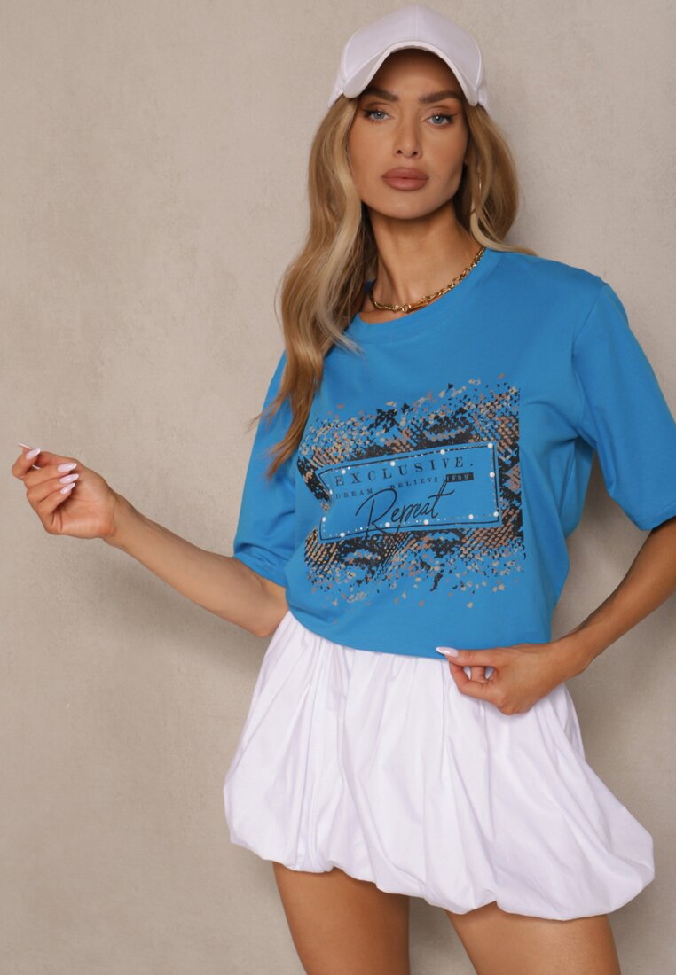 T-shirt Idelunea Albastru