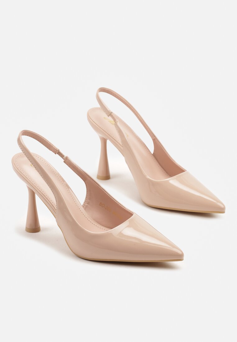 Pantofi stiletto Tosnivia Ulios Bej
