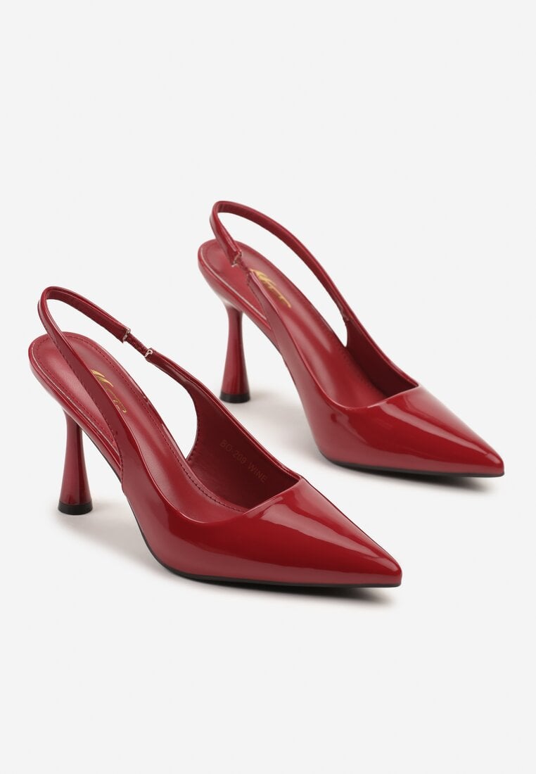 Pantofi stiletto Tosnivia Ulios Bordo
