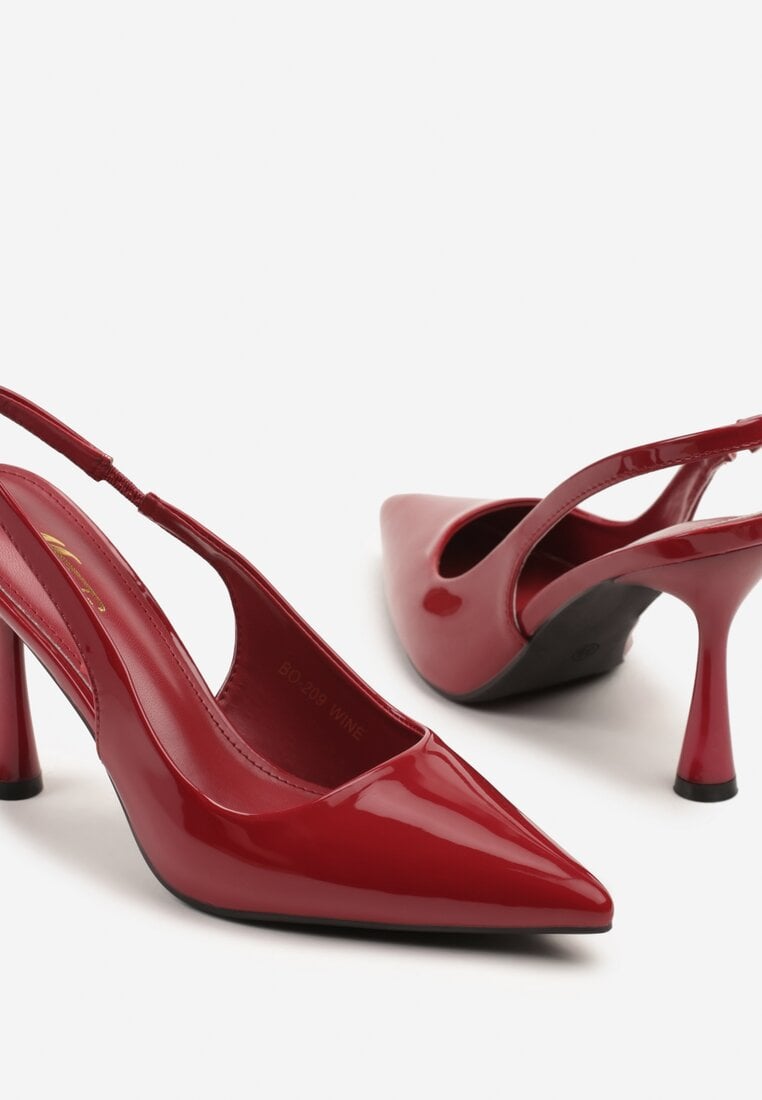 Pantofi stiletto Tosnivia Ulios Bordo