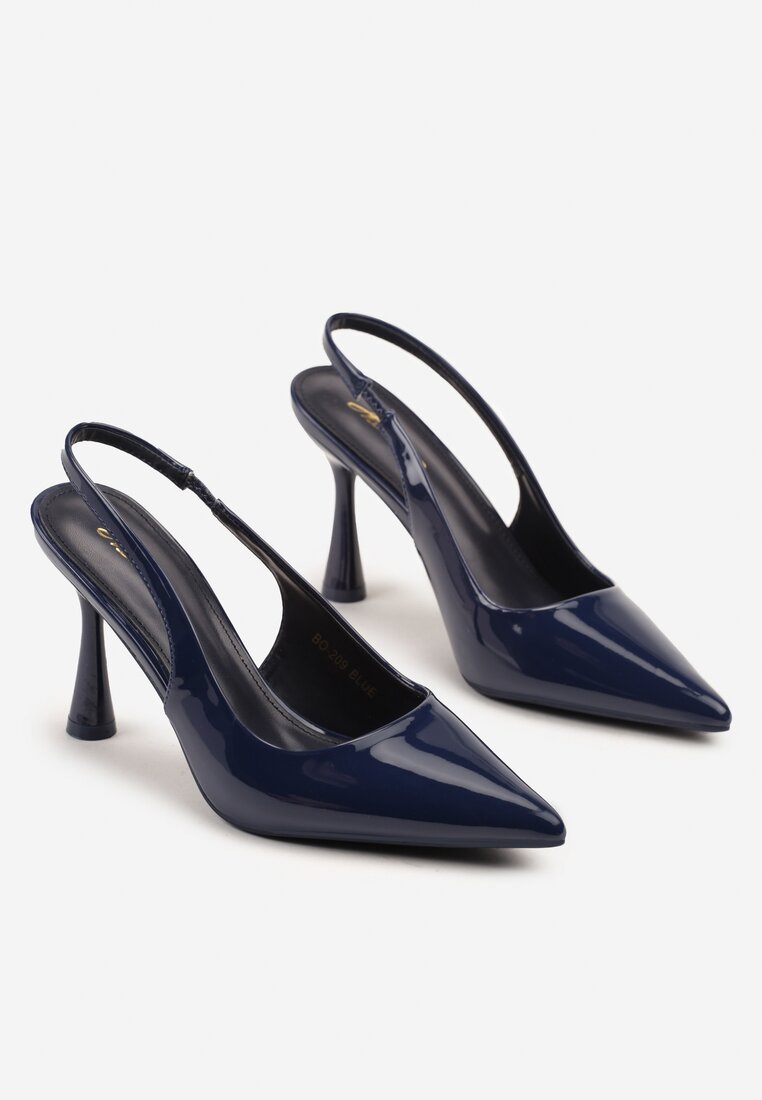 Pantofi stiletto Tosnivia Ulios Albaștri