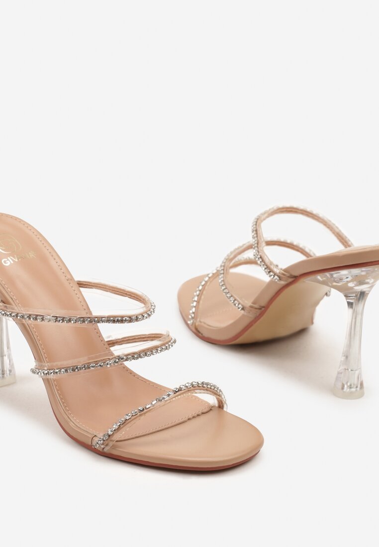 Pantofi stiletto Nilosa Bej