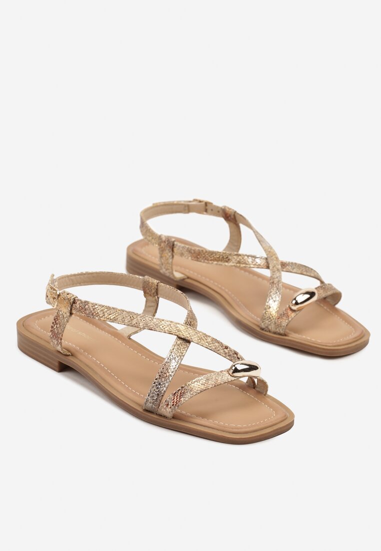 Sandale Sorimea Print piele de șarpe