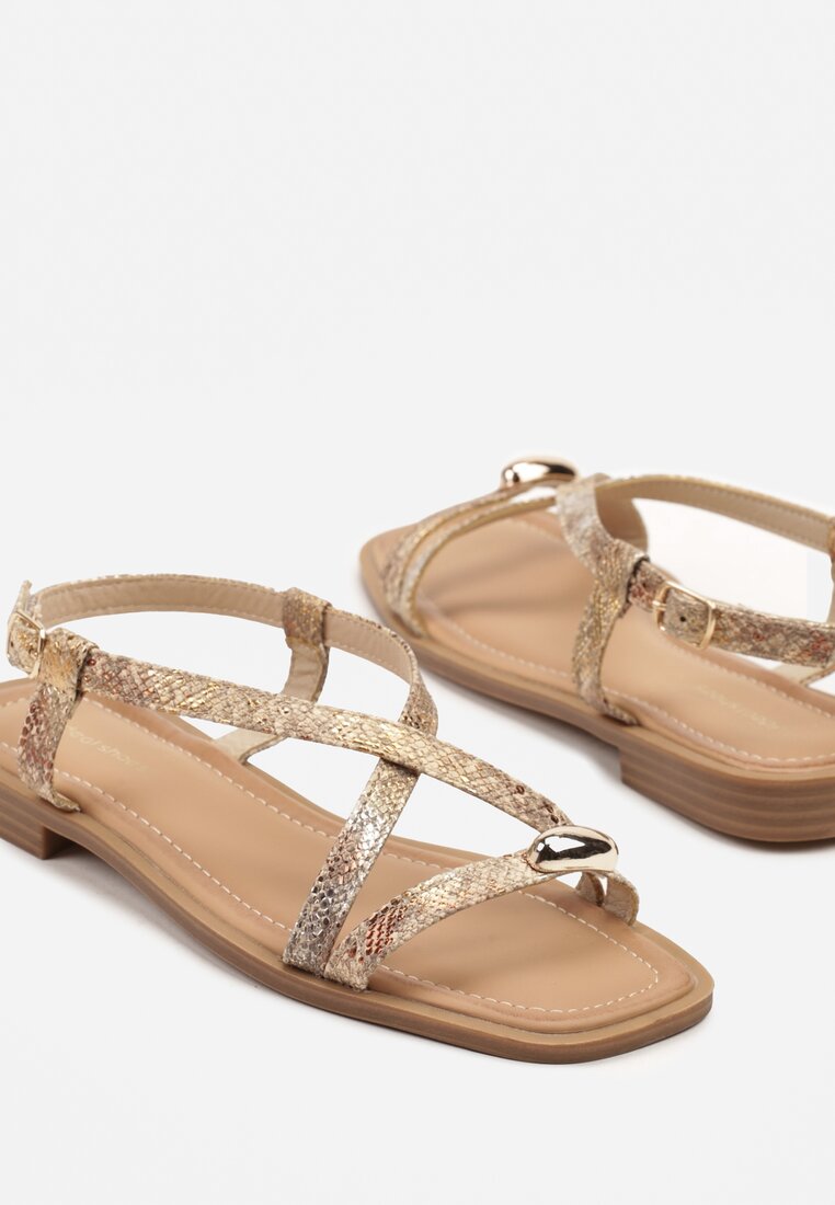 Sandale Sorimea Print piele de șarpe