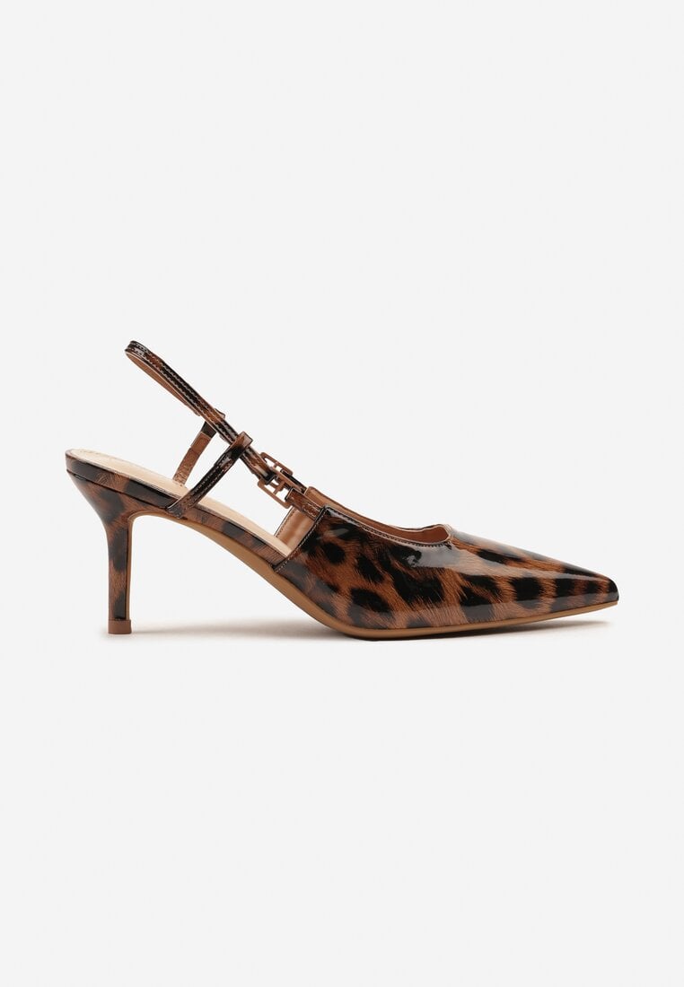 Sandale Odelna Imprimeu leopard