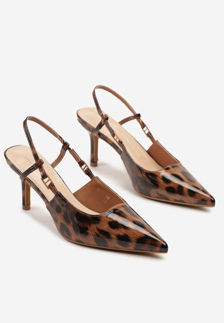 Sandale Odelna Imprimeu leopard