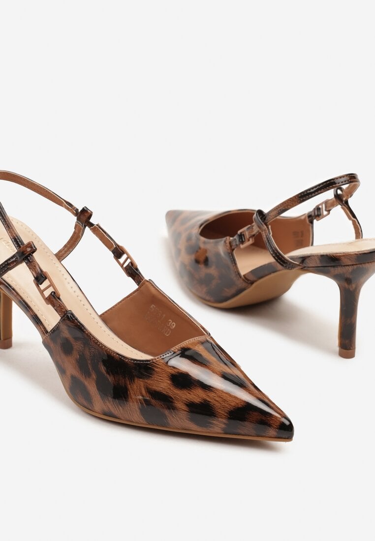 Sandale Odelna Imprimeu leopard