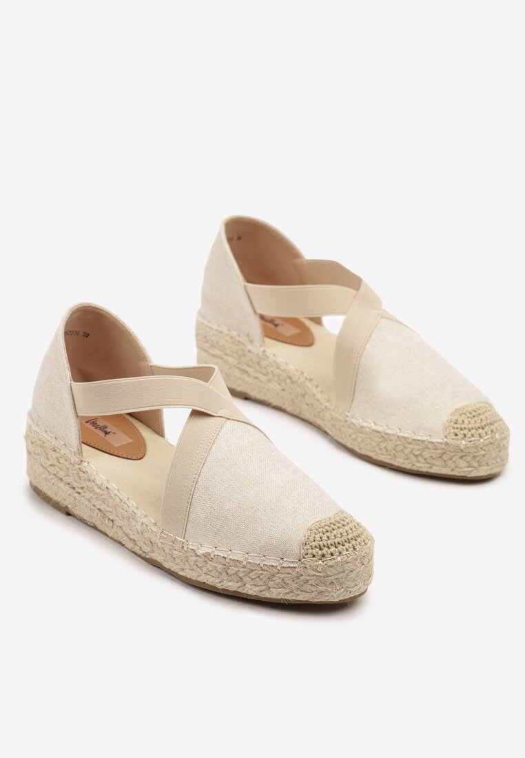 Espadrile Orrivine Bej închis