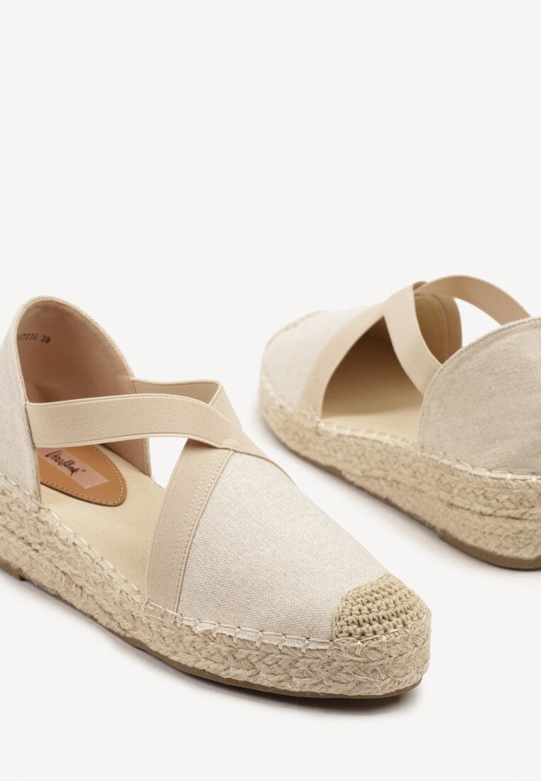 Espadrile Orrivine Bej închis