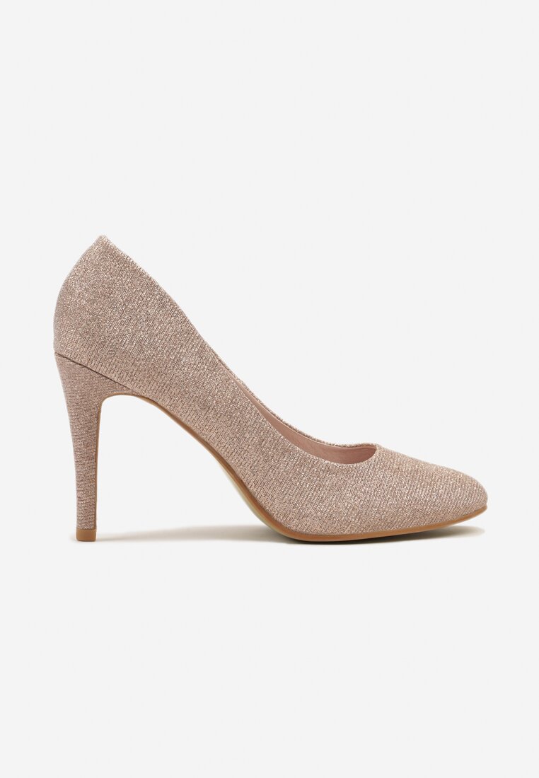 Pantofi stiletto Emauri Culoarea șampaniei
