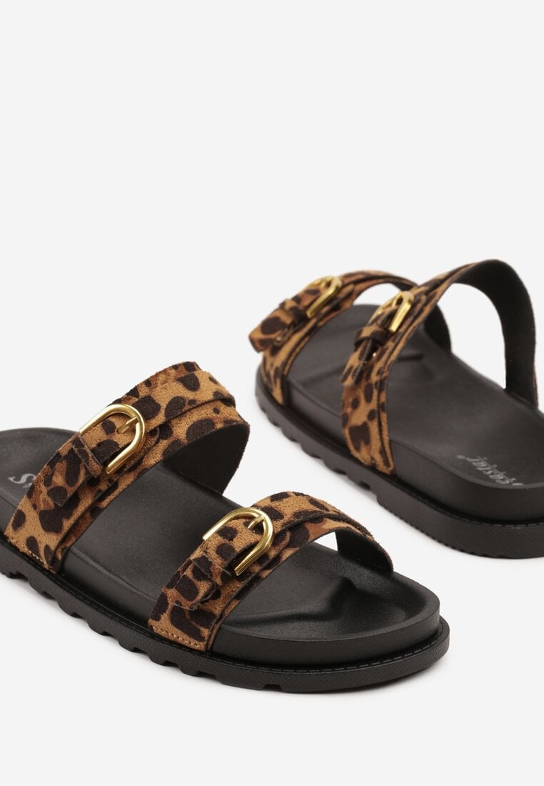 Papuci Yasazi Imprimeu leopard