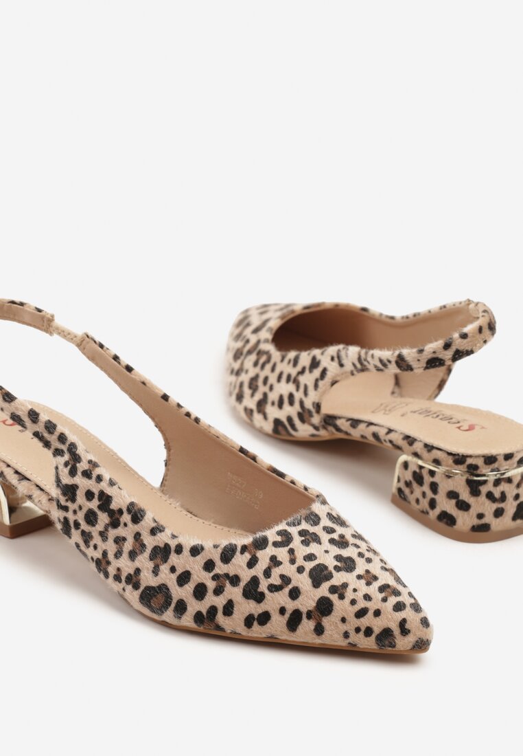 Sandale Wevessa Imprimeu leopard