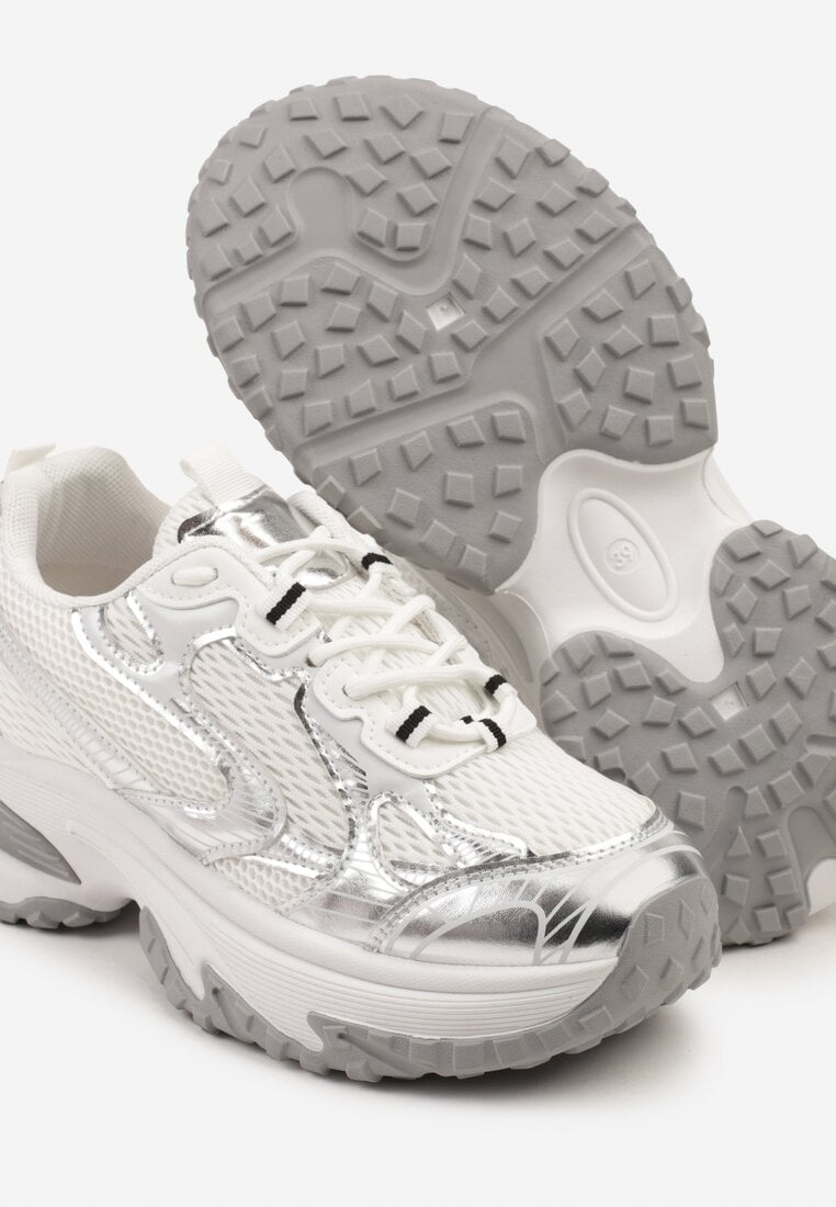 Sneakers Mevriane Argintii