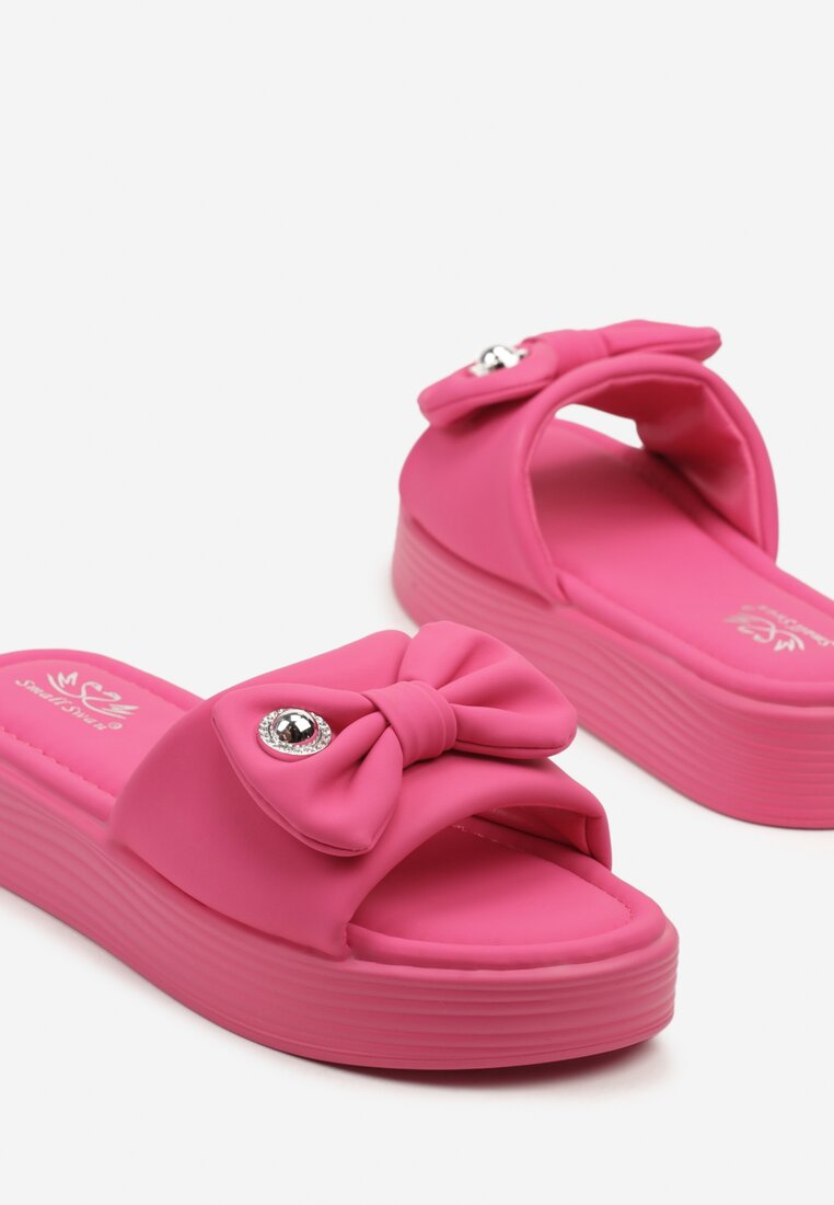 Papuci Meririela Fucsia