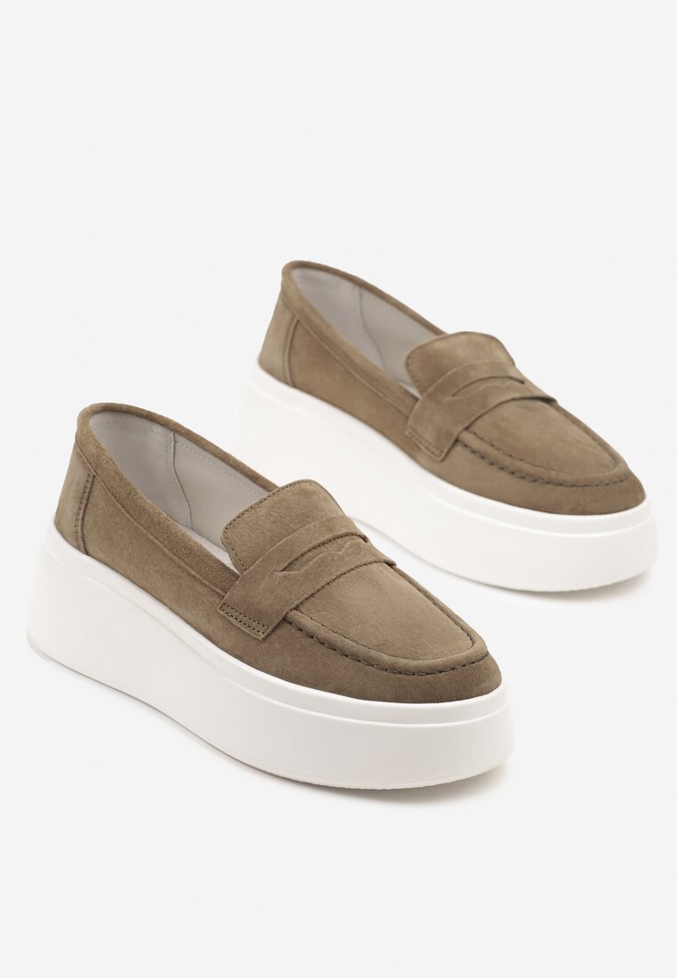 Pantofi casual Nilovira Bej închis