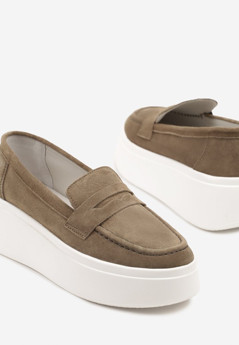 Pantofi casual Nilovira Bej închis