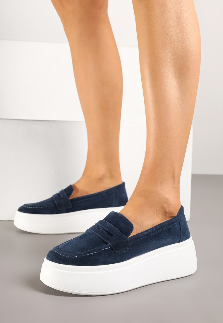 Pantofi casual Nilovira Bleumarin